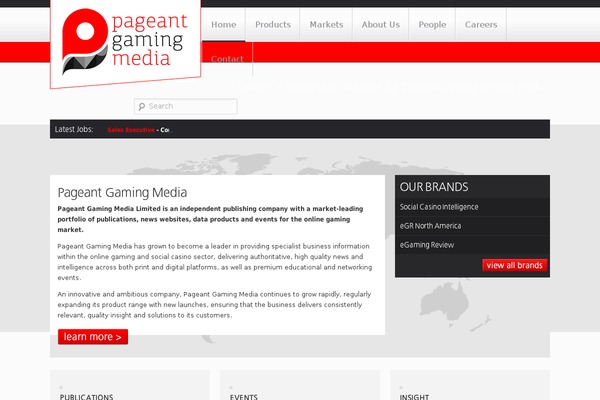 pageantgamingmedia.com site used Pageant