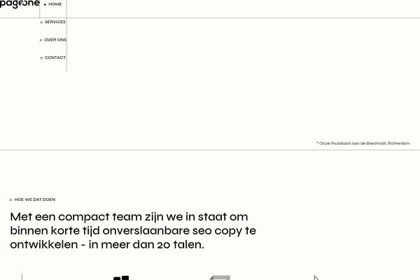 pageone.nl site used Laurits