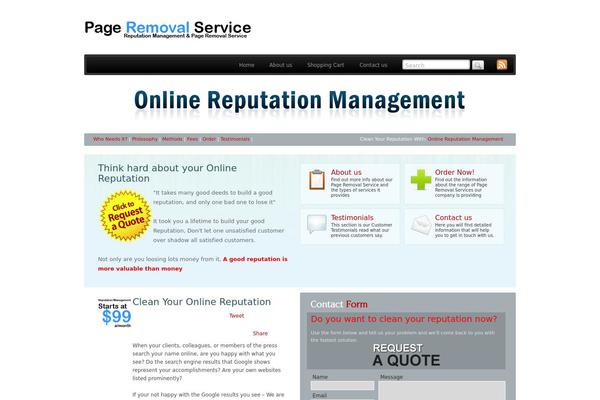 pageremovalservice.com site used Corporatelight
