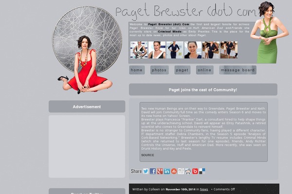 paget-brewster.com site used Completed