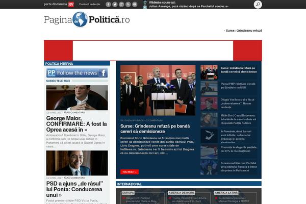 paginadepolitica.ro site used Rvp-desktop