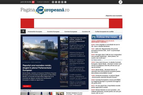 paginaeuropeana.ro site used Rve-desktop