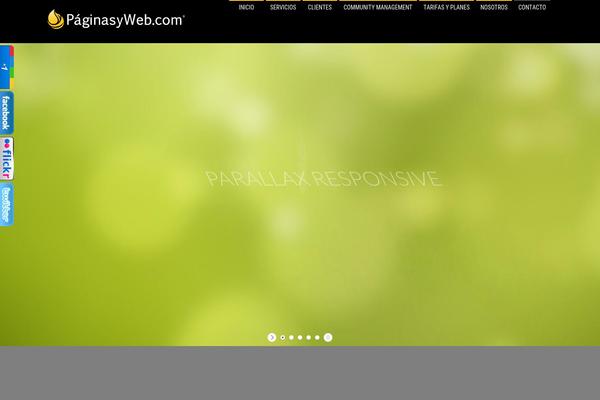 Parasponsive theme site design template sample
