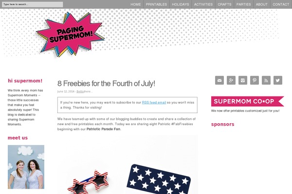 WordPress website example screenshot