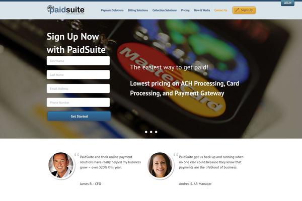 paidsuite.com site used Paidsuite
