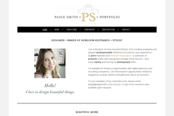 paigesmith.ca site used Paigesmith