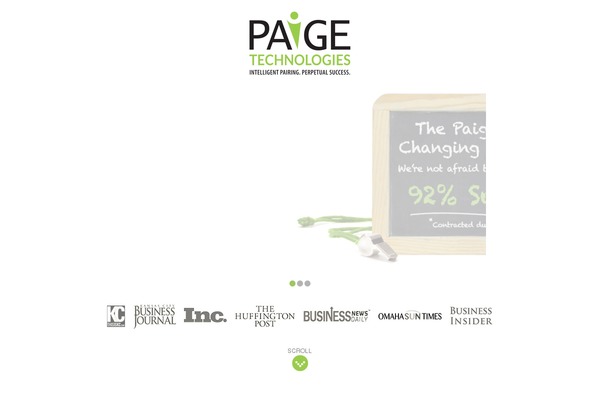 paigetech.com site used Paige