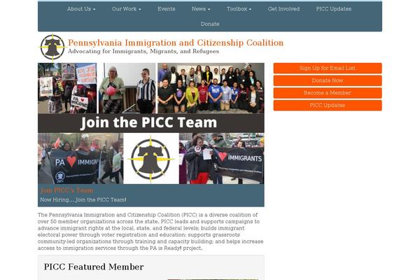 paimmigrant.org site used Picc-rebuild