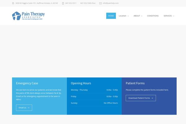 MediCenter theme site design template sample