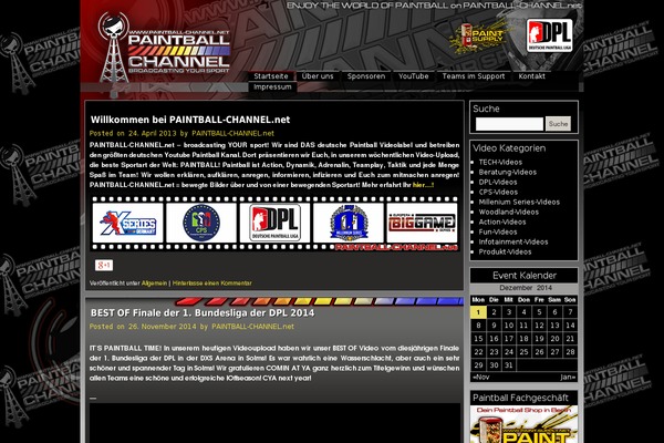 paintball-channel.net site used Paintball-channel
