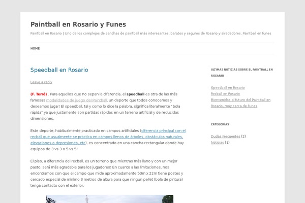 Twenty Twelve theme site design template sample