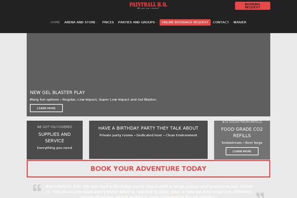 WordPress website example screenshot