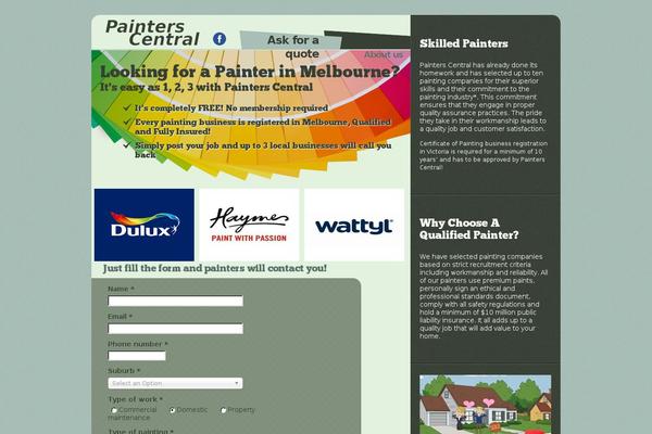 WordPress website example screenshot