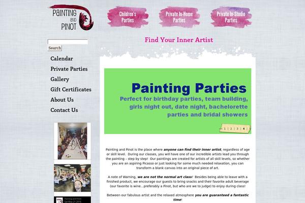 paintingandpinot.com site used Painted