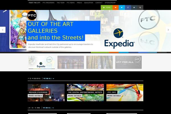 paintthecity.org site used Mission