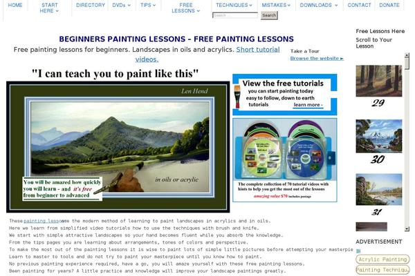WordPress website example screenshot