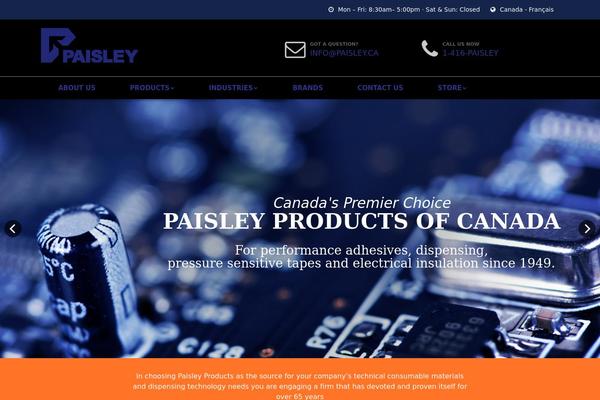 paisley.ca site used Paisley