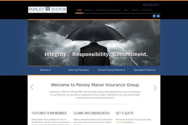 Paisley theme site design template sample