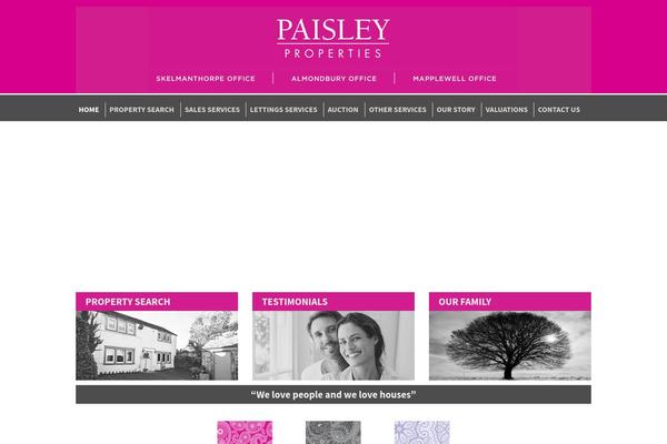 paisleyproperties.co.uk site used Honeycomb