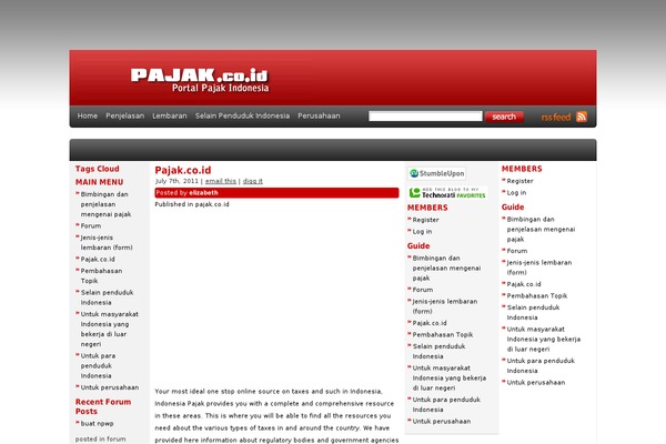 pajak.co.id site used Ftp2