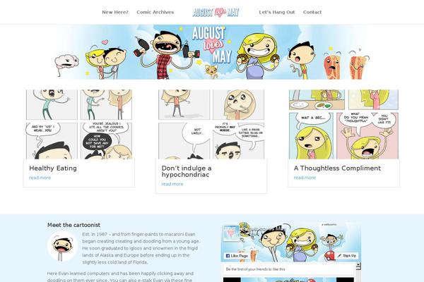 WordPress website example screenshot