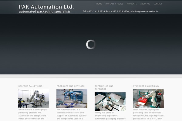 pakautomation.ie site used Iemay2010