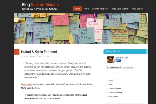 WordPress website example screenshot