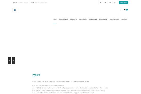 WordPress website example screenshot