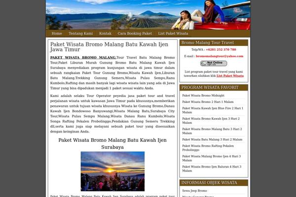 WordPress website example screenshot