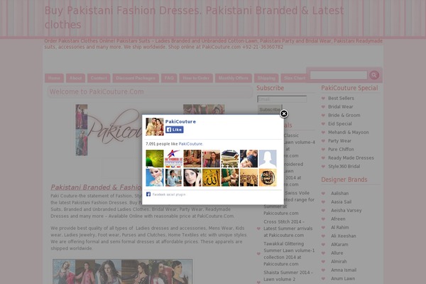 pakicouture.com site used Bemine-pink-2column