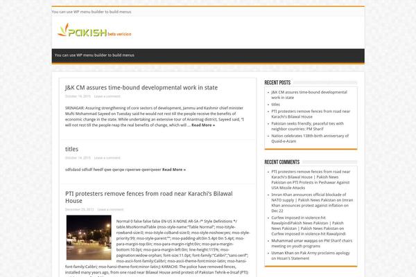 Sahifa theme site design template sample