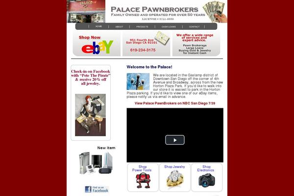 palacepawnbrokers.com site used Palacepawn