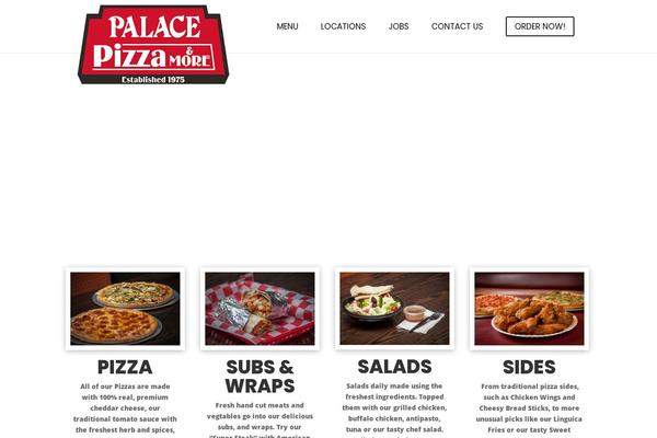 palacepizzaandmore.com site used Divi