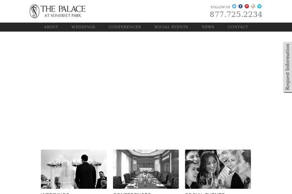 Palace theme site design template sample