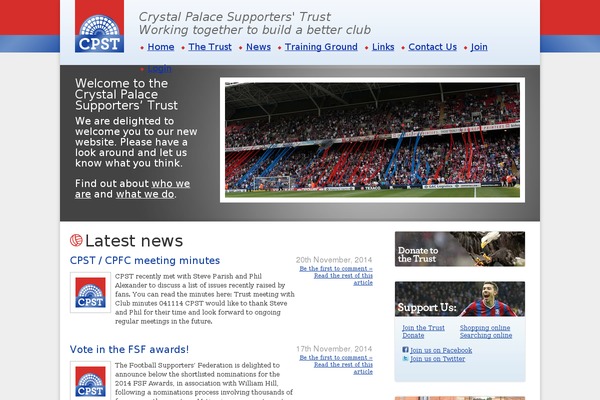 palacetrust.org.uk site used Cpst