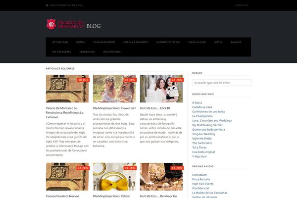 WordPress website example screenshot