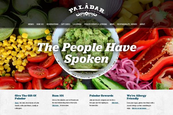 paladarlatinkitchen.com site used Paladar