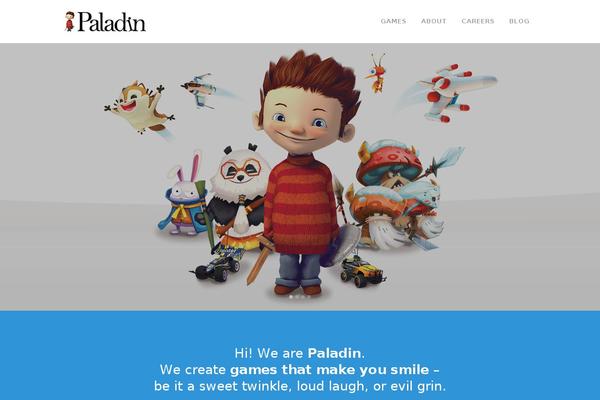 paladin theme websites examples