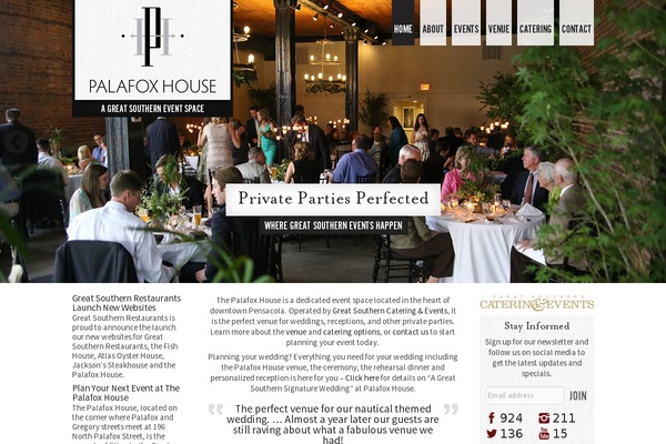 palafoxhouse.com site used Gsrestaurants