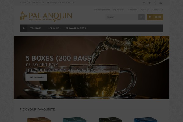 palanquin-tea.com site used Palanquin