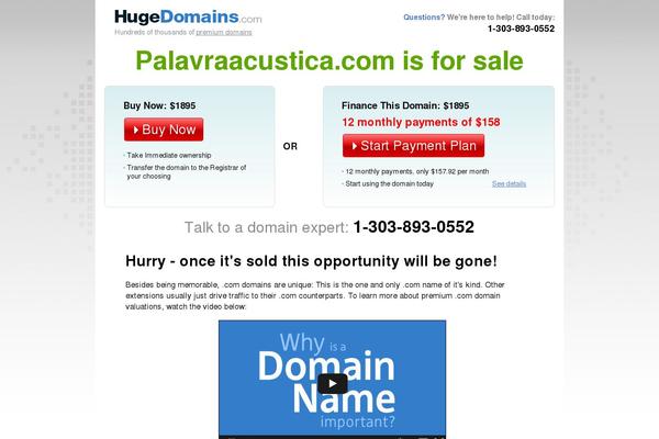 palavraacustica.com site used Palavra_acustica-theme
