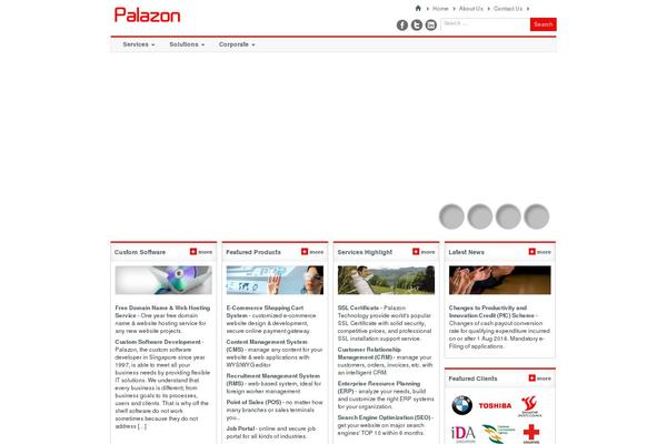palazon.com site used Palazon-level-up
