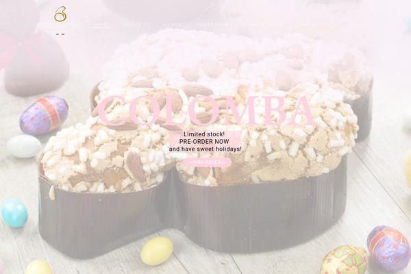 Sweetcake theme site design template sample