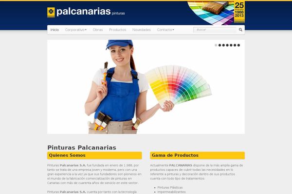 palcanarias.com site used Wp_agora5-v2.0