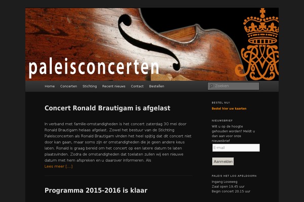 paleisconcerten.nl site used Twintigelf