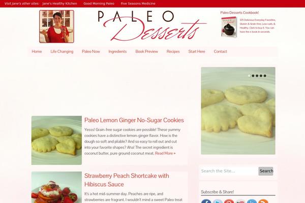 paleodesserts.com site used Paleotheme
