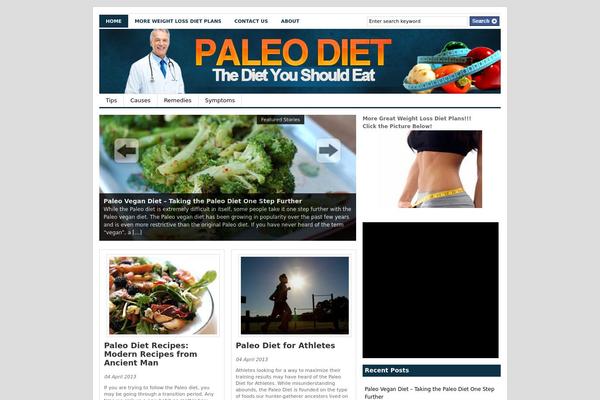 Gazette theme site design template sample