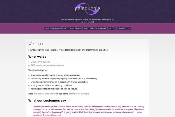 palepurple.co.uk site used Purple-pro-palepurple