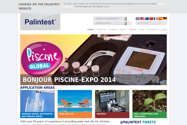 palintestusa.com site used Palintest