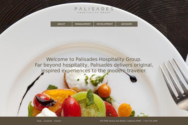 palisadeshospitality.com site used Palisades